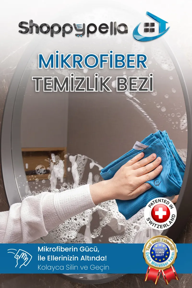 3'lü Mikrofiber Temizlik Bezi 40*60 cm Classic - 3