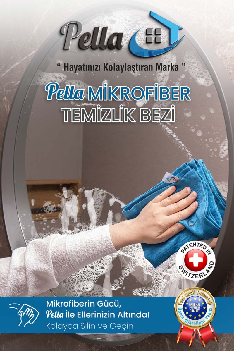 6'lı Mikrofiber Temizlik Bezi 40*60 cm Classic - 5