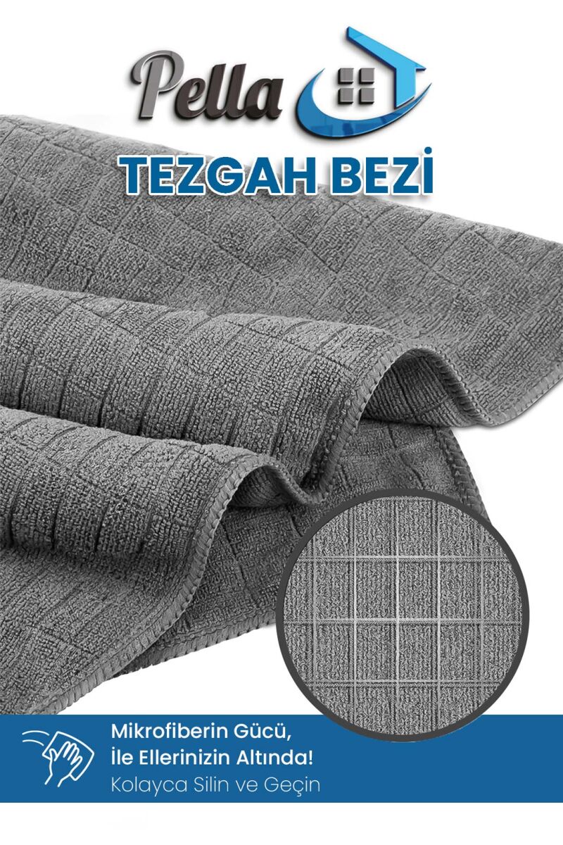 Tezgah Bezi Gri 40X40 - 2